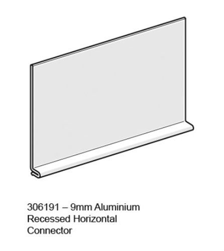 Hardie Horiz Jointer Connector Alum 9mm for FTC & BCC #306191