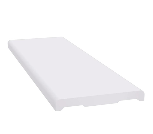 Mould Cover Strip White PVC