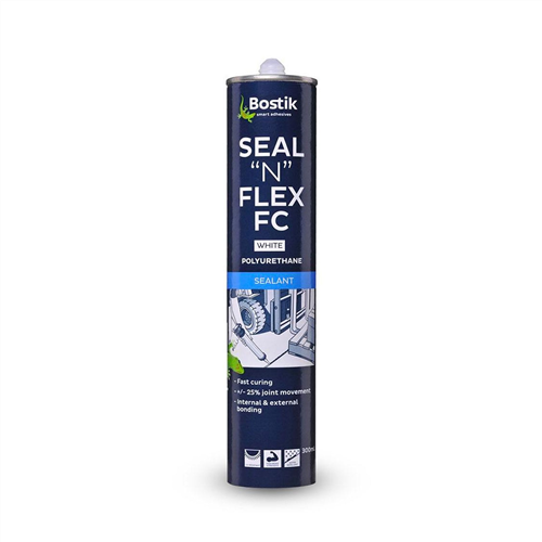 Bostik Seal-N-Flex Fc Construction Sealant Polyurethane Cartridge 300mL White
