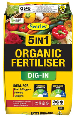 Searles 5 in 1 Organic Fertiliser 30L