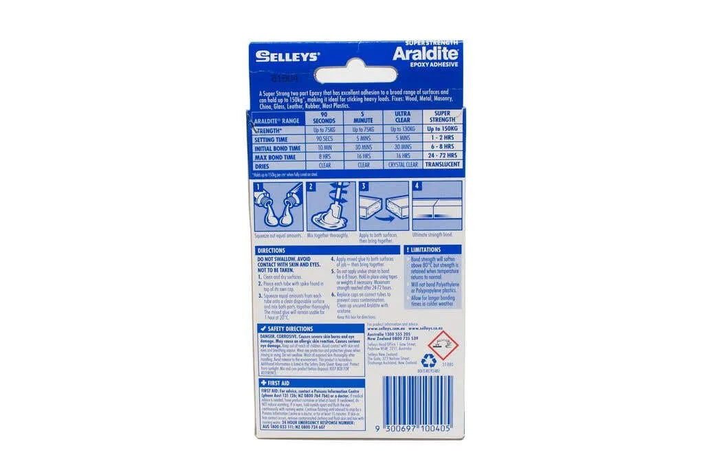 Selleys Araldite Super Strength Epoxy Glue 200ml
