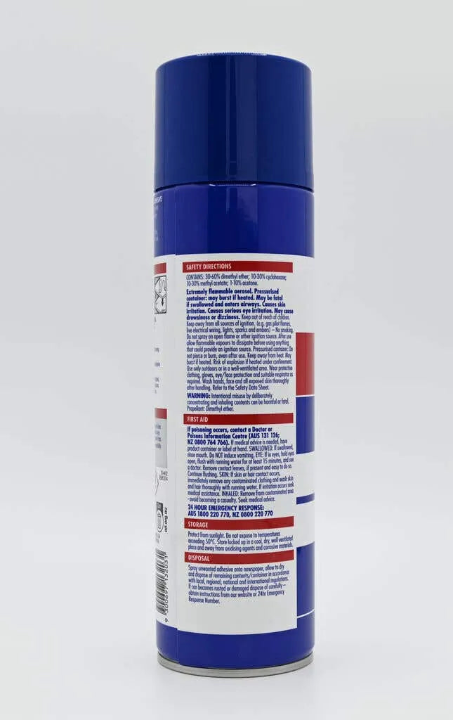 Selleys Kwik Grip High Temp Spray Adhesive 350g