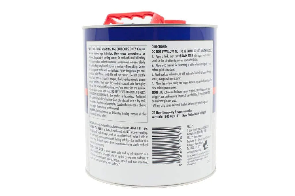 Selleys Kwik Strip Paint Remover 4L