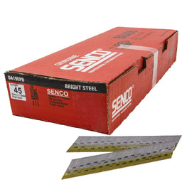 Senco 45mm x 1.75g Bright Collated DA Brad Nails - 3000 Pack