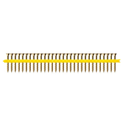 Simpson Strong-Tie 10g x 50mm Yellow Zinc Quik Drive WSV Subflooring Collated Screws - 2000 Pack