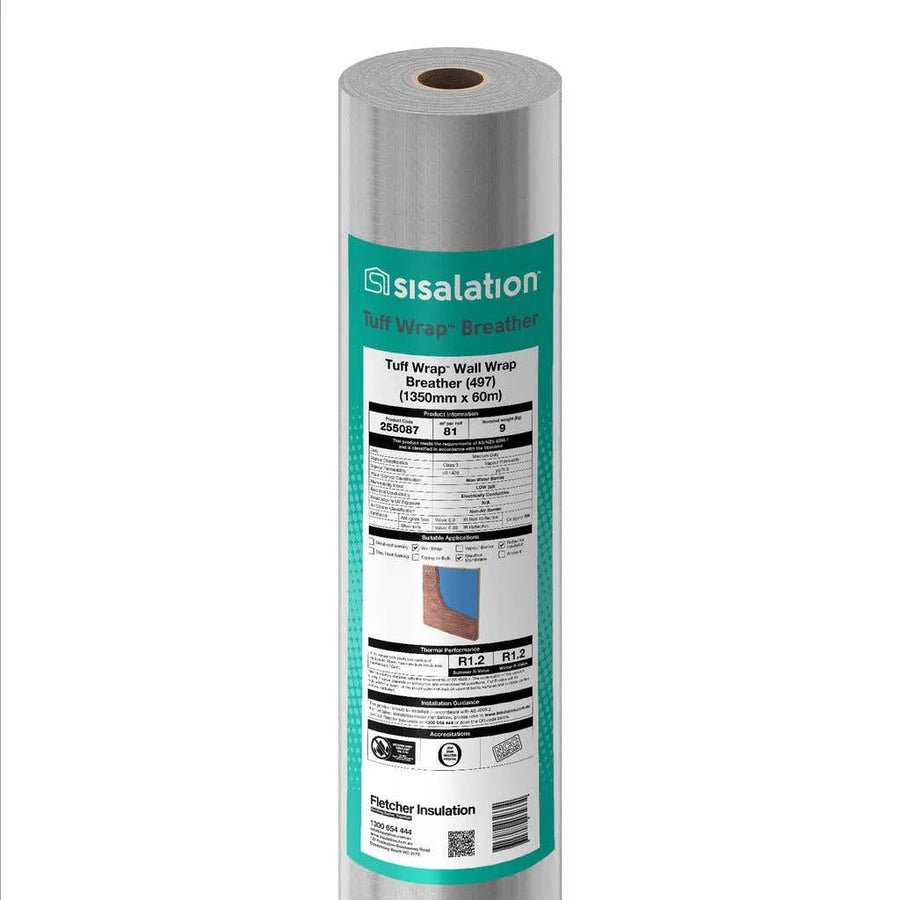 Sisalation Tuff Wall Wrap Breather 60m