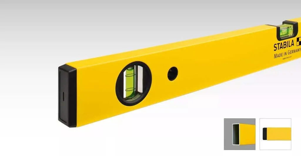 Stabila Type 70 Spirit Level Lightweight Box Frame 2 Vials 1200mm