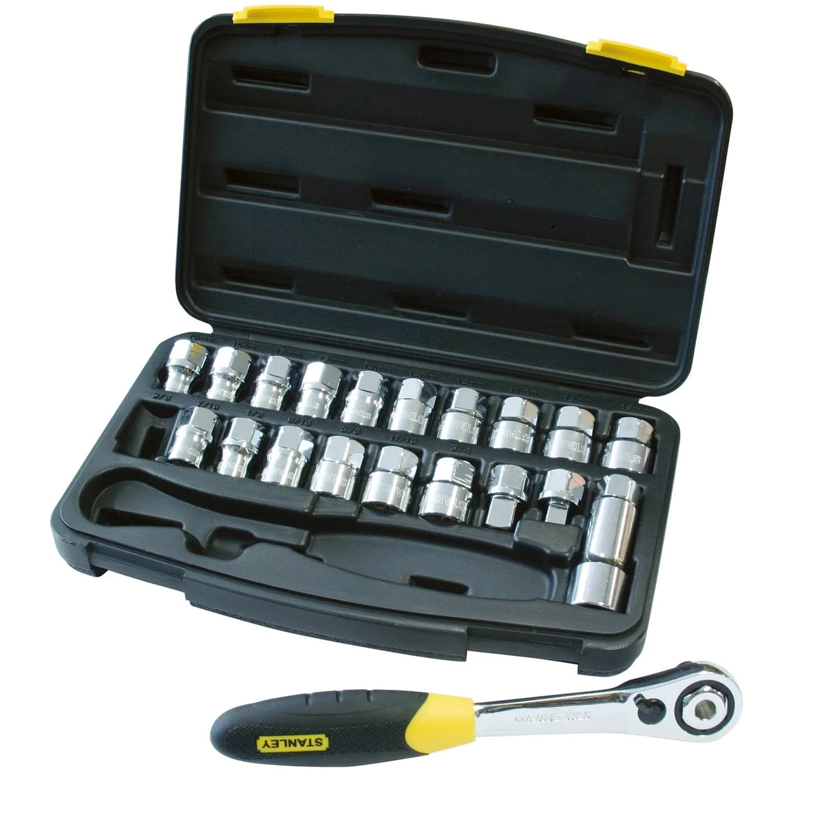 Stanley Drive Thru Drive Socket 3/8" & 1/2" Set - 21 Piece 89-811