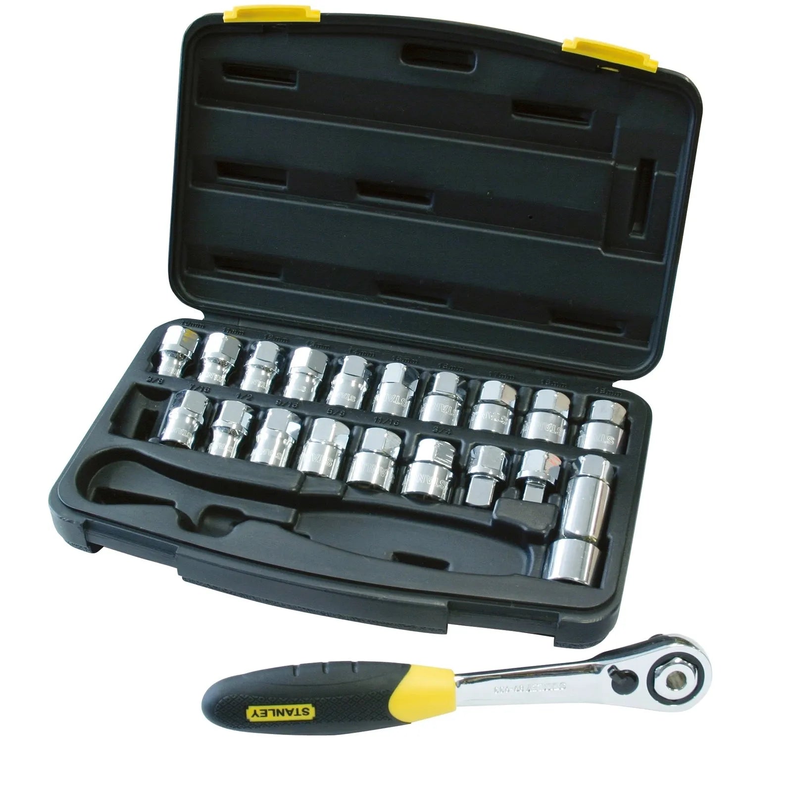 Stanley Drive Thru Drive Socket 3/8" & 1/2" Set - 21 Piece 89-811