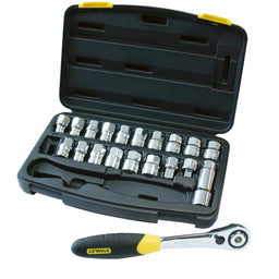 Stanley Drive Thru Drive Socket 3/8" & 1/2" Set - 21 Piece 89-811