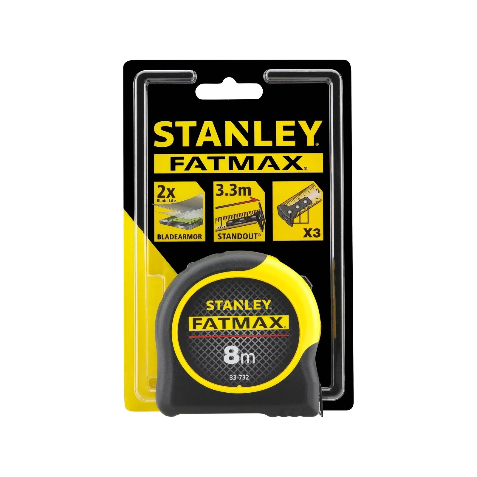 Stanley FatMax Tape Measure 8m 33-732