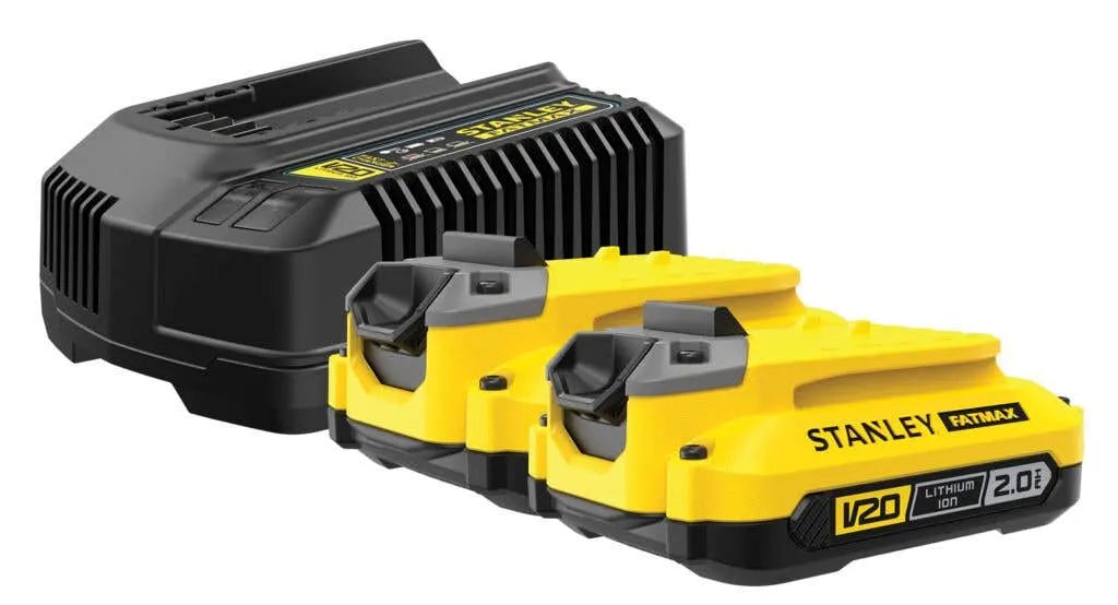 Stanley FatMax V20 2.0Ah Starter Kit SFMCB12D2-XE