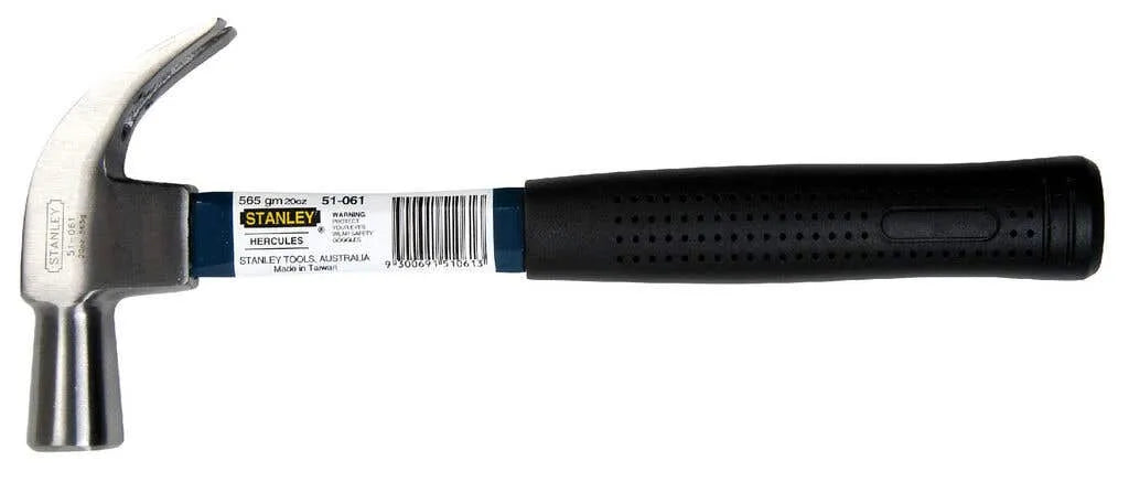Stanley Hercules Fibreglass Claw Hammer 565g