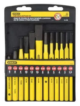 Stanley Punch & Cold Chisel Set - 12 Piece