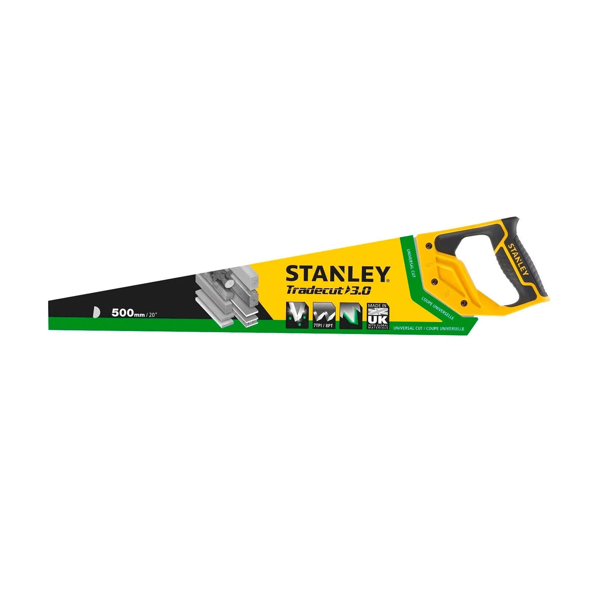 Stanley Tradecut Saw 8TPI 15"/380mm