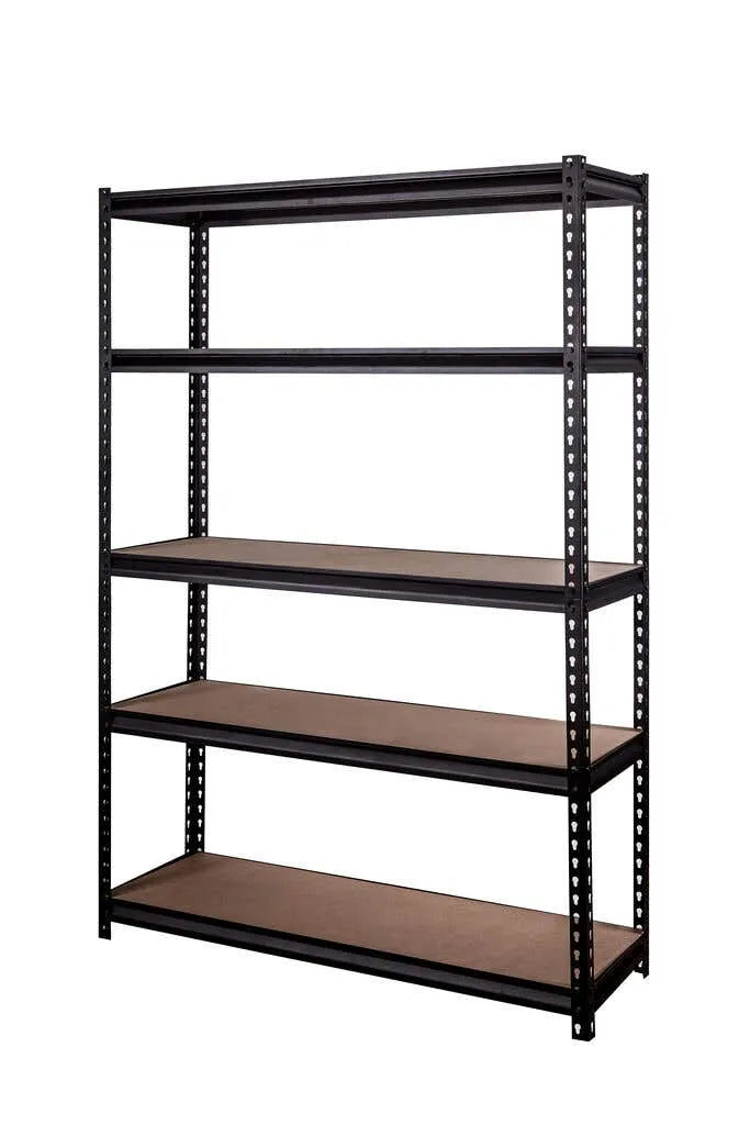 Storage Geelong 5 Tier Shelf Unit Black 1830 x 1220mm