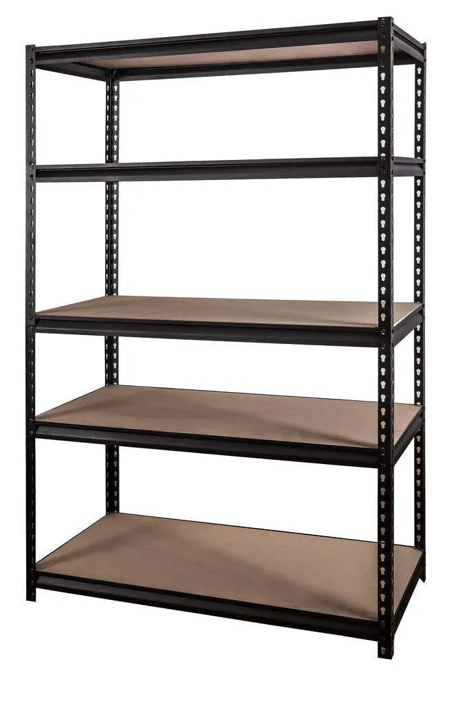 Storage Geelong 5 Tier Shelving Unit Black 1240W x 630D x 1830Hmm
