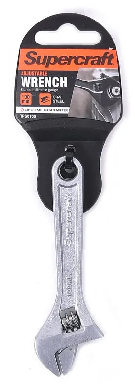 Supercraft 100mm Adjustable Wrench