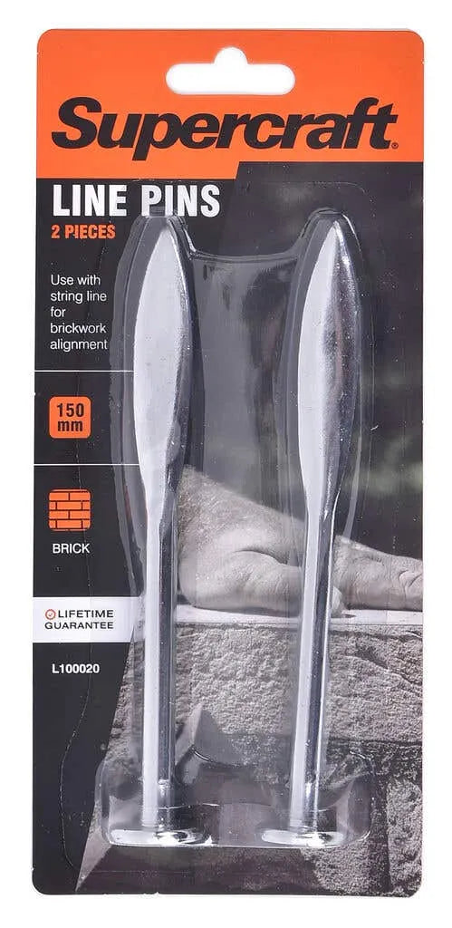 Supercraft Chrome Line Pins - 2 Piece