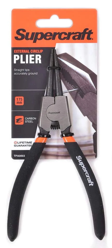 Supercraft Circlip External Straight Plier 175mm