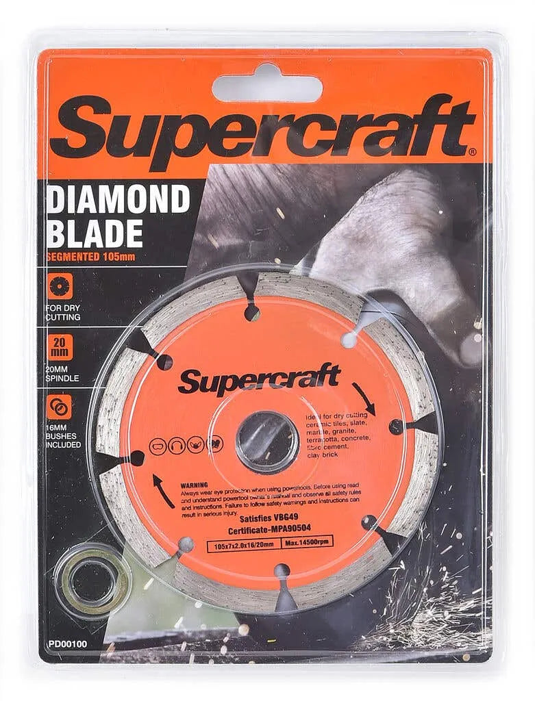 Supercraft Diamond Blade Segmented 105mm