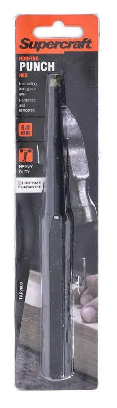 Supercraft Roofing Punch Hex 6mm