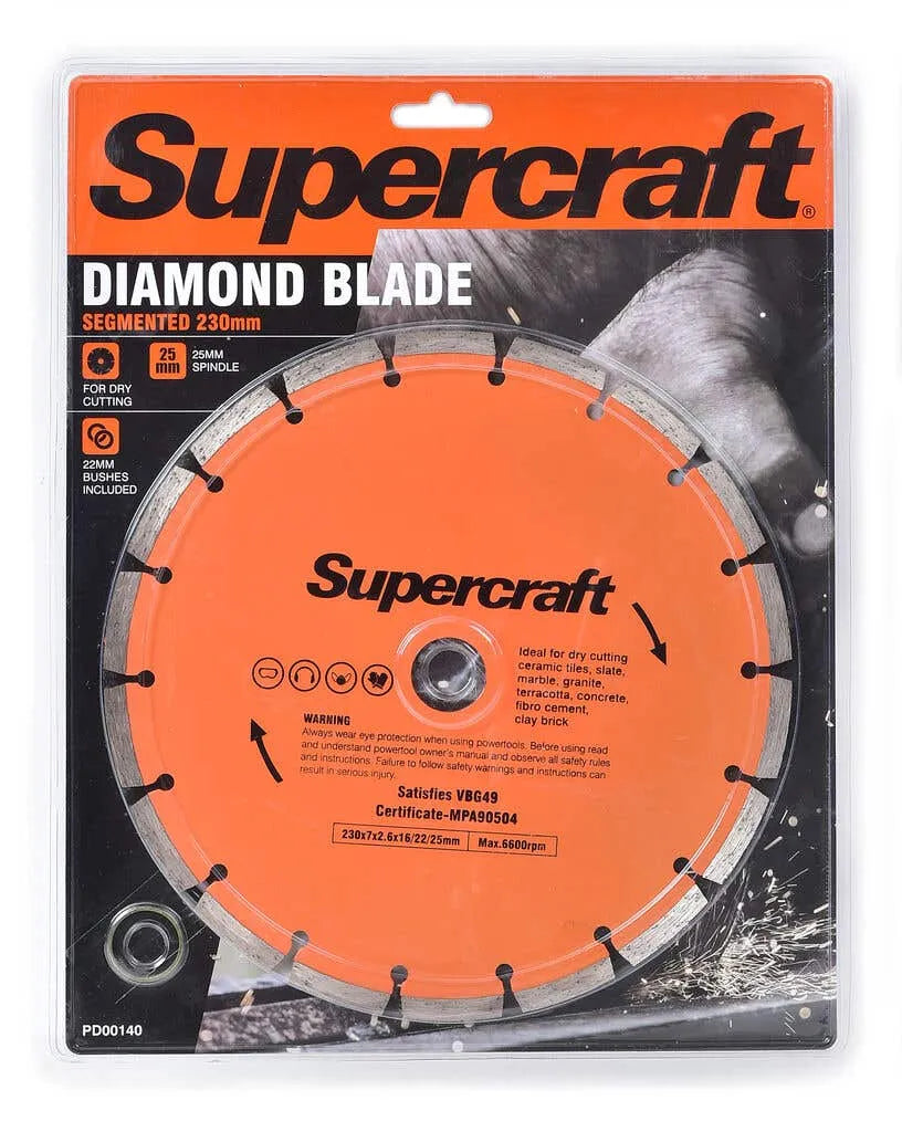Supercraft Segmented Diamond Blade 230mm