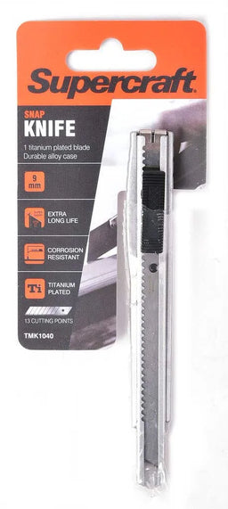 Supercraft Snap Knife with Blade 9mm