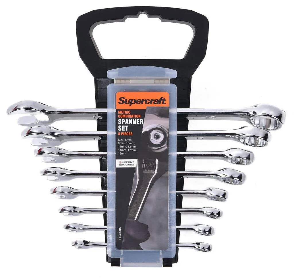 Supercraft Spanner Combination Metric - 8 Piece
