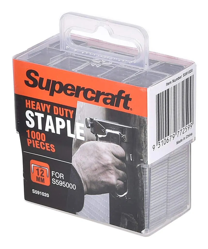 Supercraft Staples Heavy Duty 12mm - 1000 Pieces