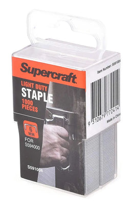 Supercraft Staples Light Duty 6mm - 1000 Pieces