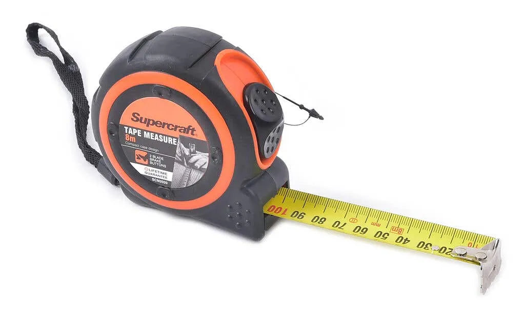 Supercraft Tape Measure 8m