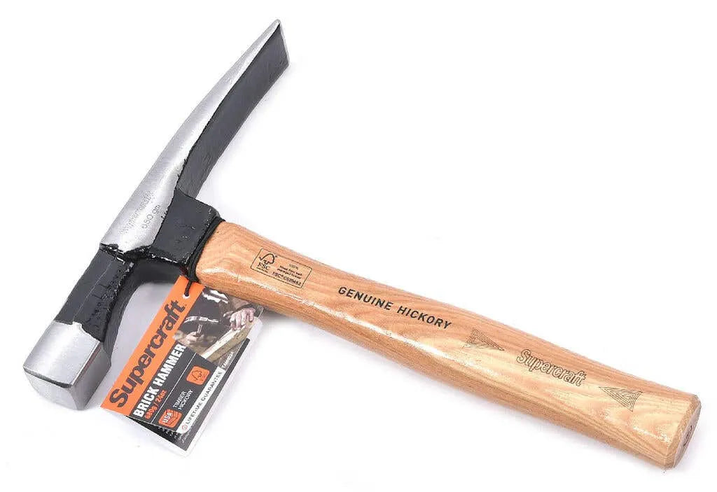 Supercraft Timber Handle Brick Hammer 680g