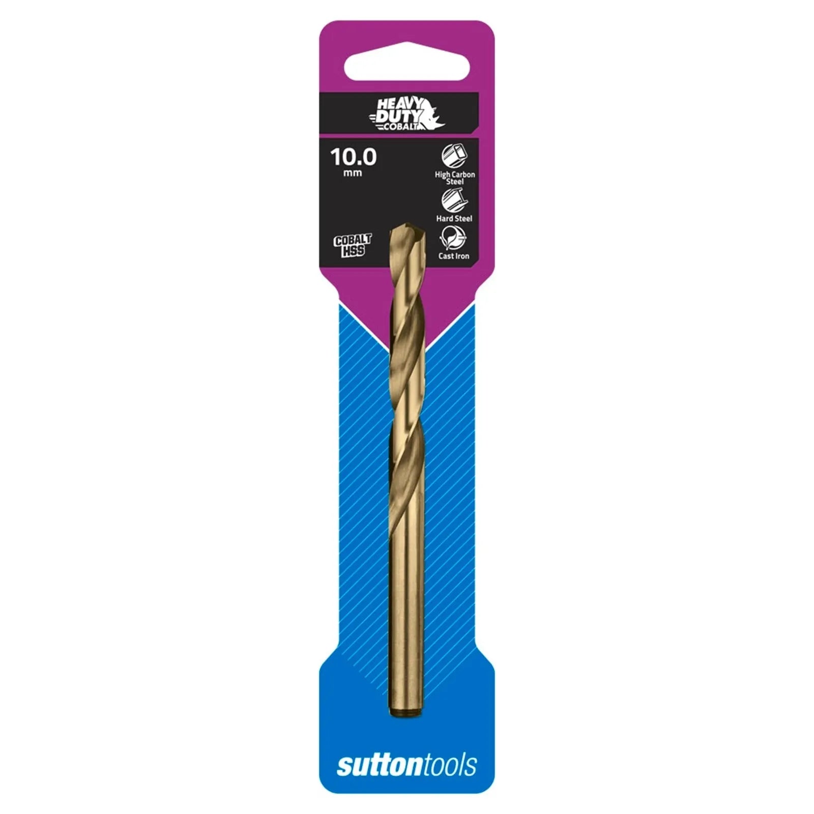 Sutton 10mm Heavy Duty Cobalt Jobber Drill Bit