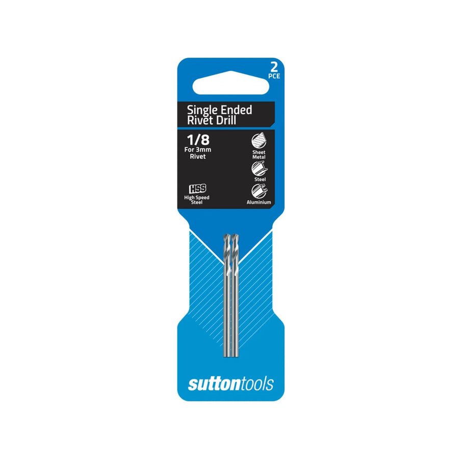 Sutton 1/8" Single Ended Panel Drill Bit - 2 Pack
