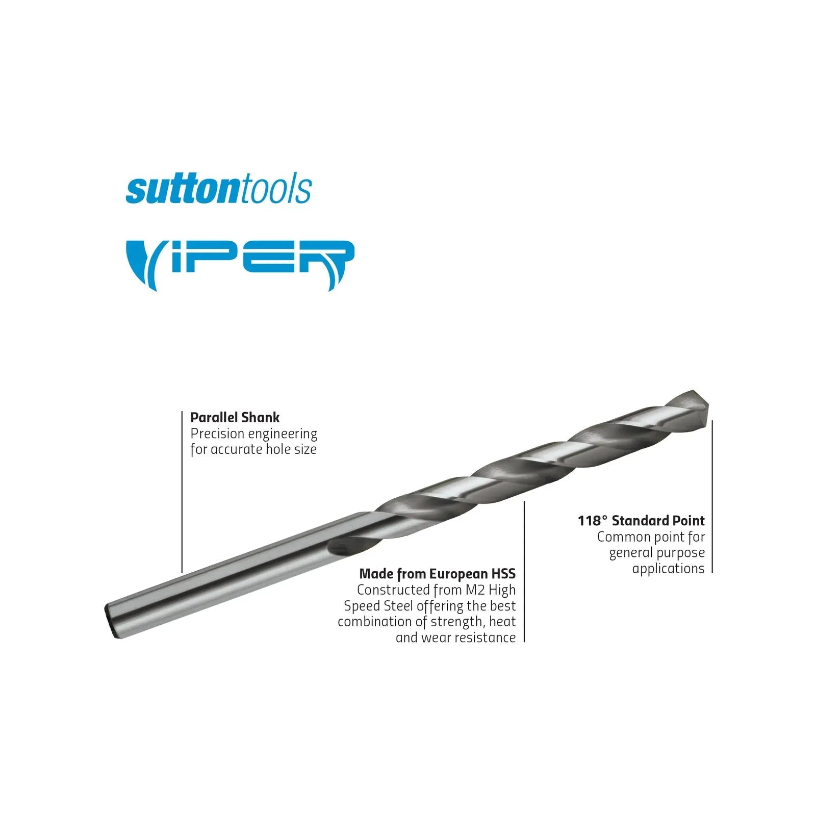 Sutton 27/64" Viper Jobber Drill Bit