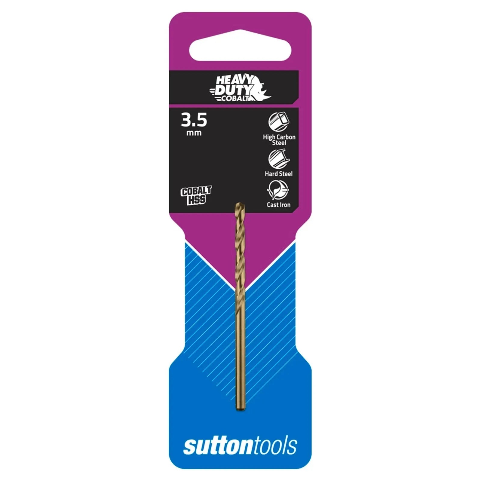 Sutton 3.5mm Heavy Duty Cobalt Jobber Drill Bit