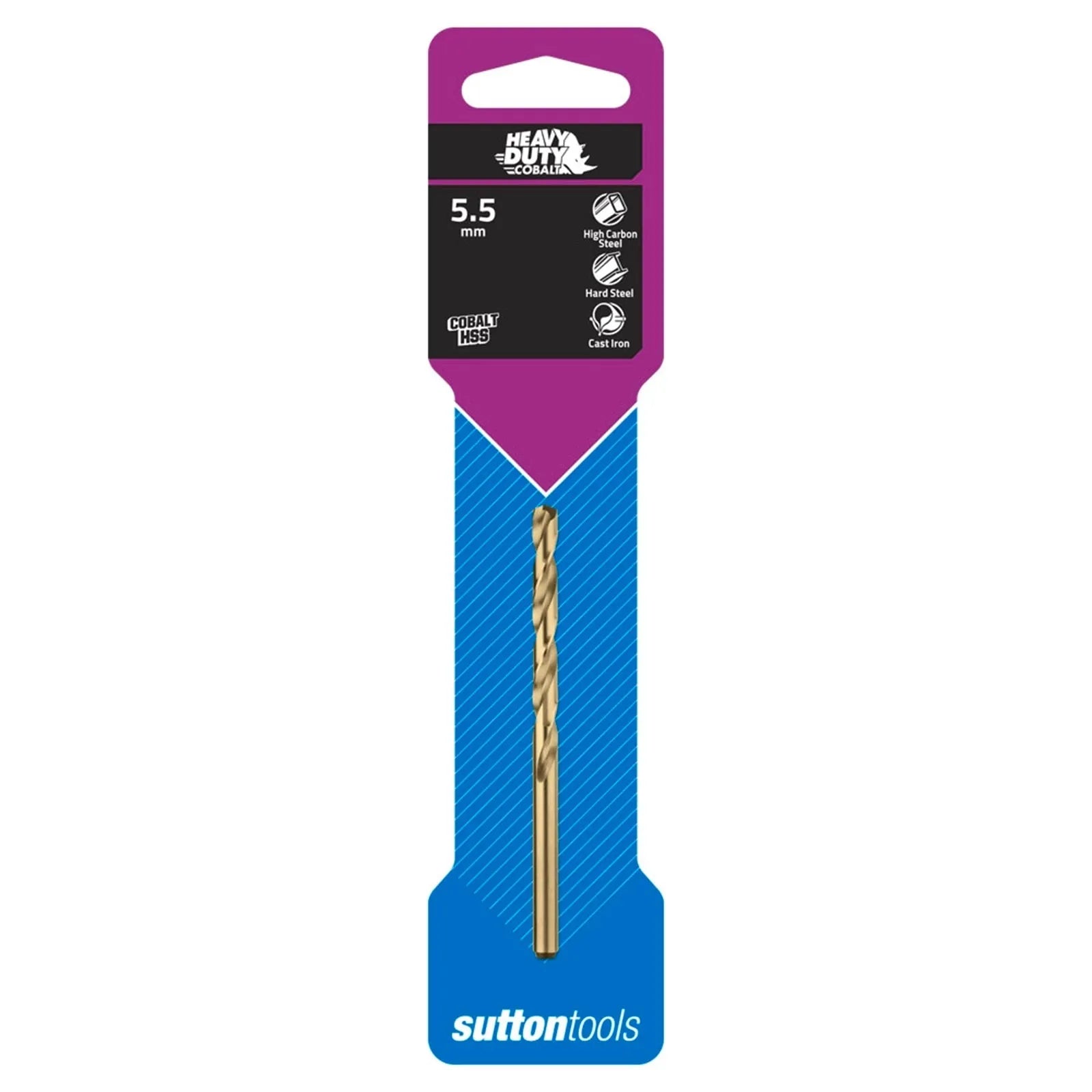 Sutton 5.5mm Heavy Duty Cobalt Jobber Drill Bit