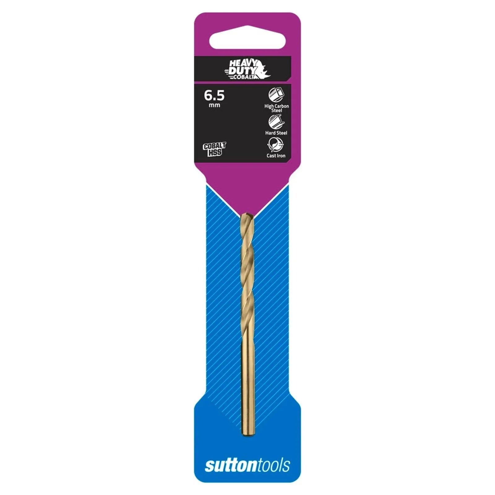 Sutton 6.5mm Heavy Duty Cobalt Jobber Drill Bit