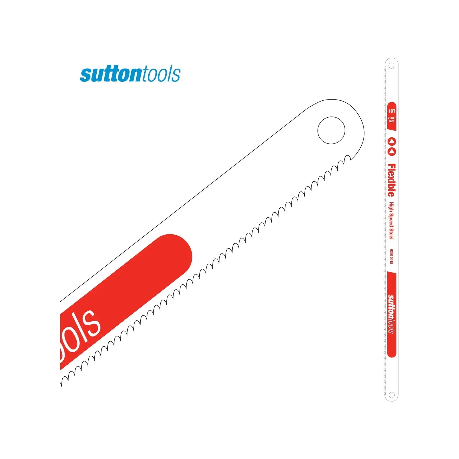 Sutton Flexible Hacksaw Blade 18/24/32TPI - 3 Pack