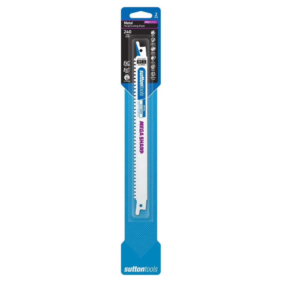 Sutton Metal Reciprocating Blade Mega Sharp