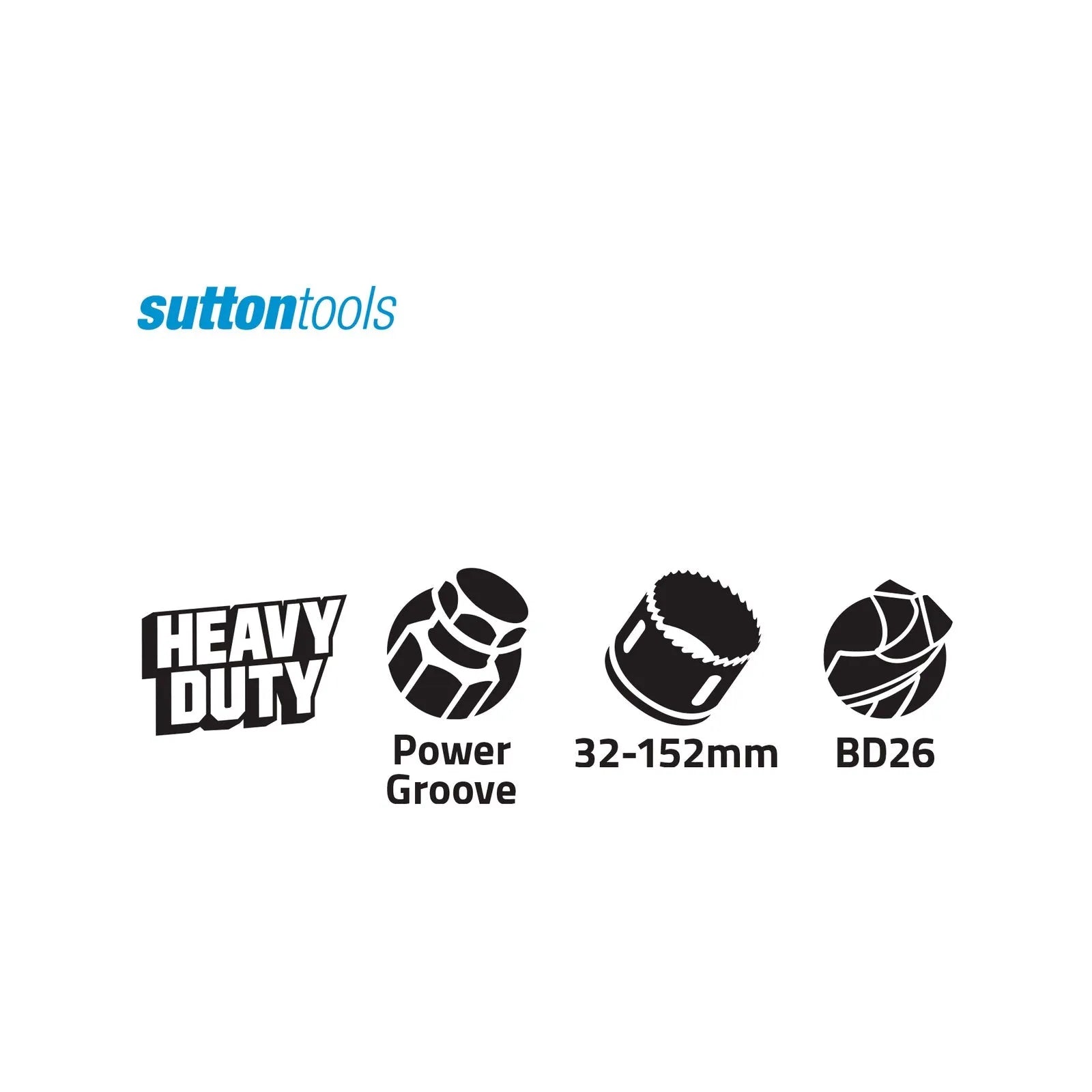 Sutton QF x Quickfit Hole Saw Arbor 32-152mm