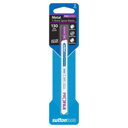 Sutton T-Shank Jigsaw Blade Metal Profile 130mm - 2 Piece