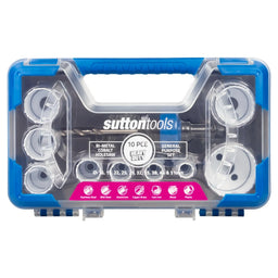 Sutton Tools Bi-Metal Cobalt Hole Saw General Purpose Set - 10 Piece