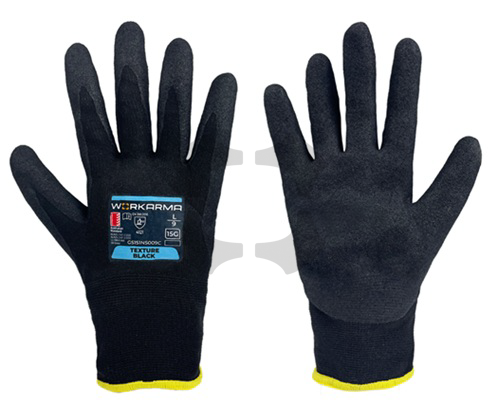 WorkArma Utility Dipped Glove Texture Black 10