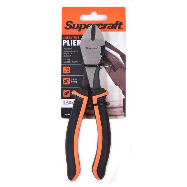 Supercraft 180mm Side Cut Chrome Vanadium Plier