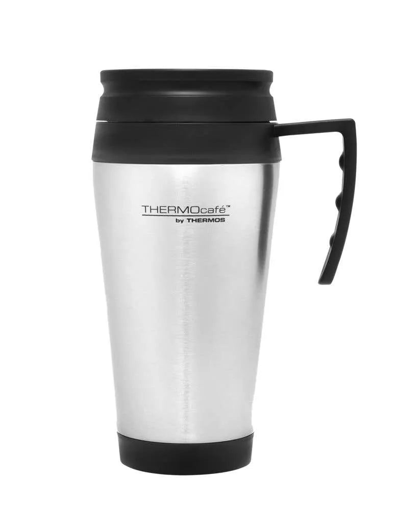 ThermoCafe 400ml Stainless Steel Outer Foam Insulated Travel Mug