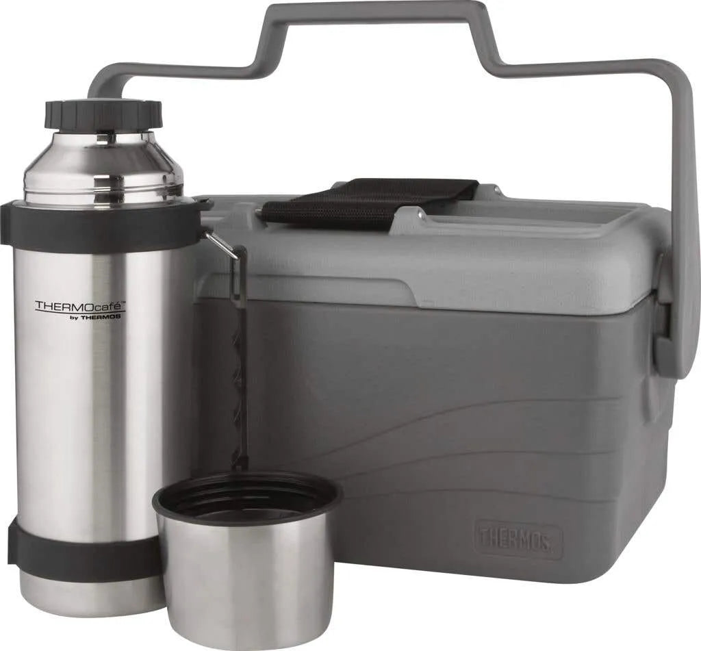 Thermos 6.6L Lunch Lugger 6.6L Cooler with 1L Stainless Steel Flask