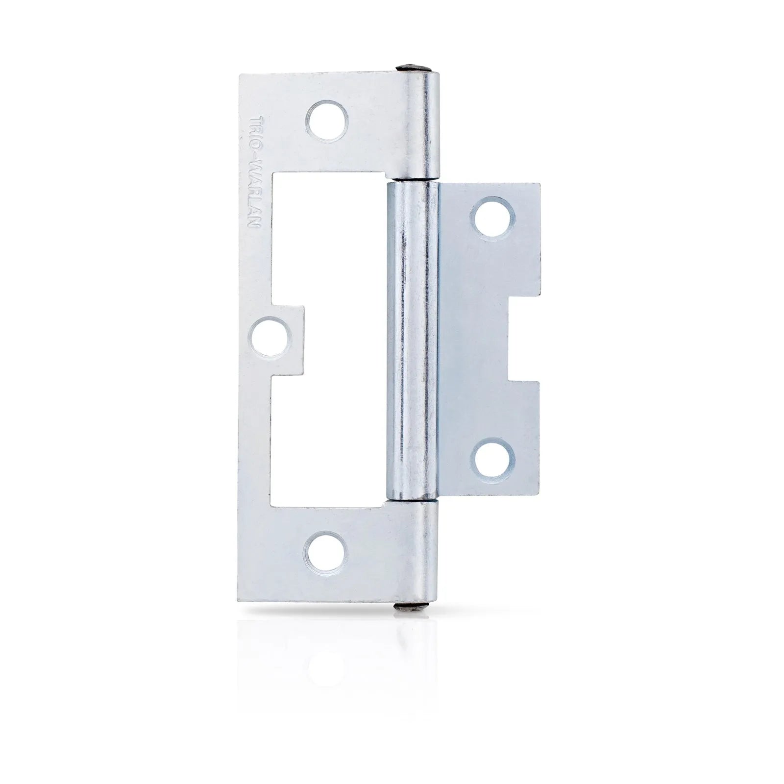 Trio 90 x 53 x 1.6mm Chrome Plated LP Quick Fit Light & Narrow Hinge