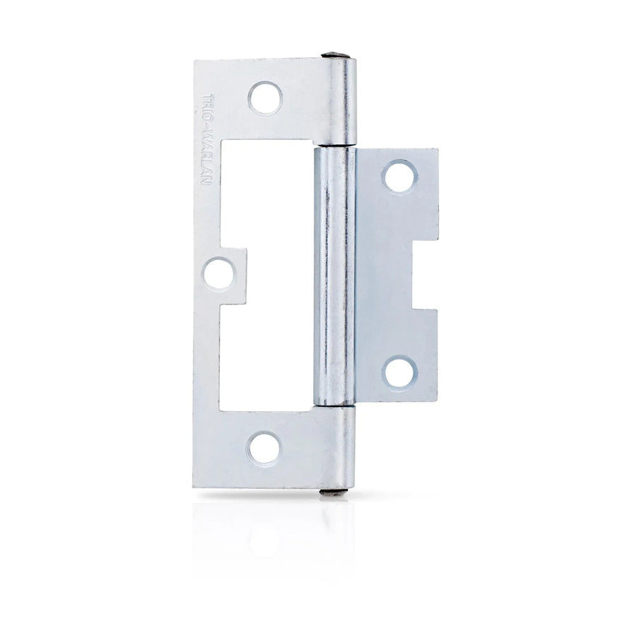 Trio 90 x 53 x 1.6mm Chrome Plated LP Quick Fit Light & Narrow Hinge